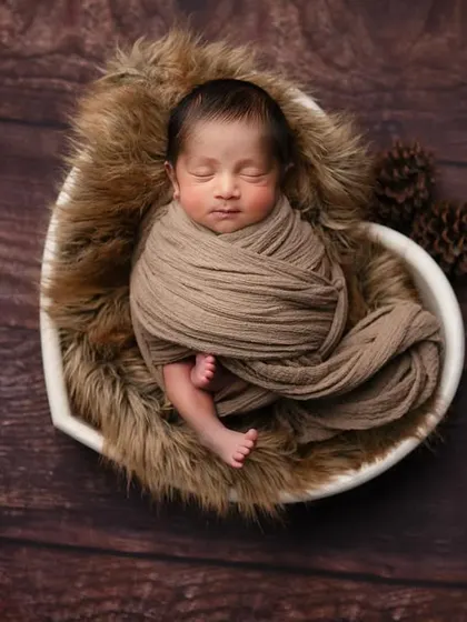 The sweetest little boy has my heart. A classic portrait using earthy tones and natural textures to create a warm and cozy feel.