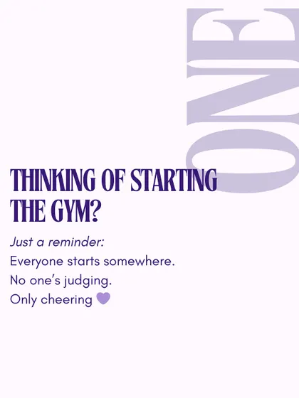A reminder for anyone thinking of starting: everyone starts somewhere, and here, no one's judging, only cheering.