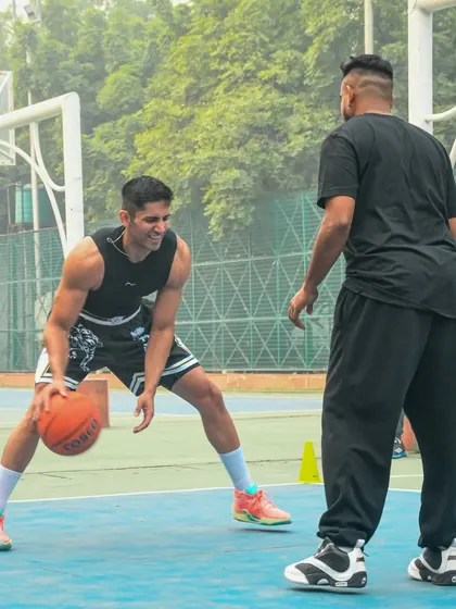 A dream does not become reality through magic. It takes sweat, determination, and hard work. Varun putting in the work, one on one.