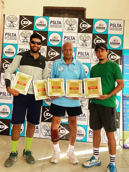 Another double title win at the ITF Master 400 in Jalandhar. We are proud to bring these trophies home and share our winning experience with our students.