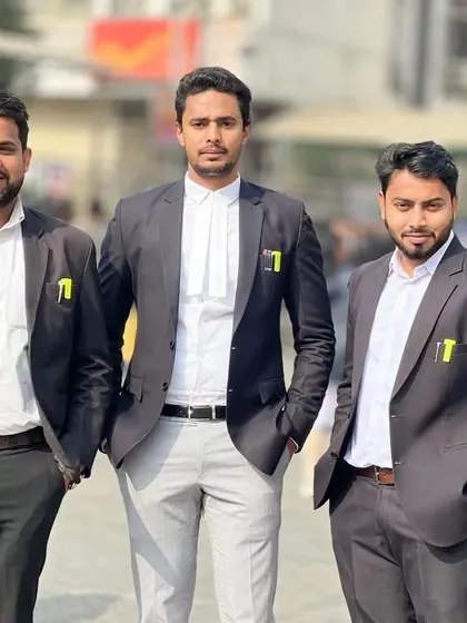A picture with my associates. We ensure every client gets the combined expertise of our team.