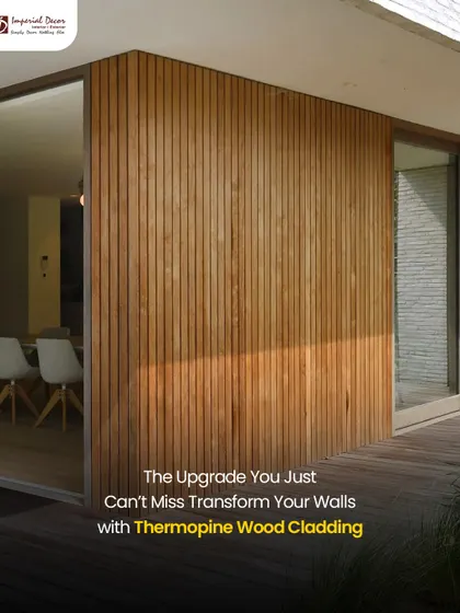Here is a perfect example of how Thermopine wood cladding can transform your walls. This is an upgrade you can't miss if you want a modern, natural look that is also sustainable and built to last.