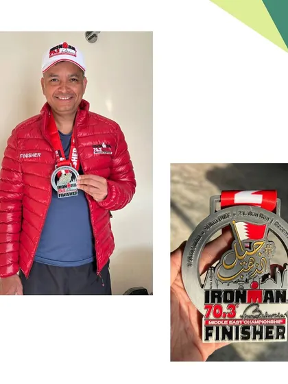 Celebrating the success of my client Alok. From a full Ironman to a new personal best at the 70.3 distance, his hard work and dedication are truly inspiring.