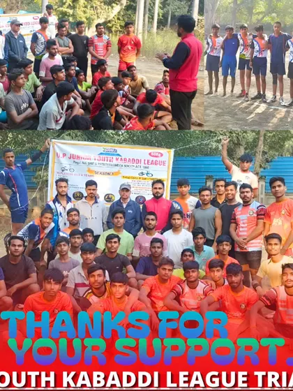 A group photo from the Youth Kabaddi League Delhi trials. I am proud of every player who gave their best performance.