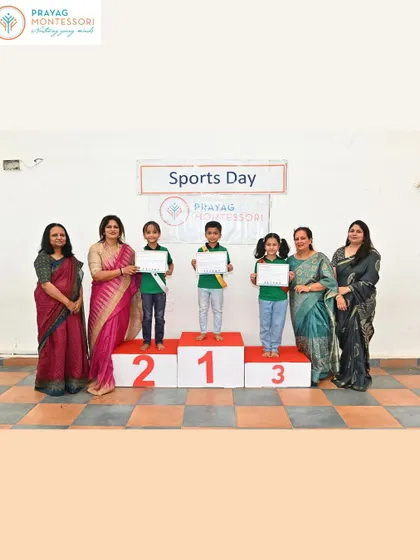 Celebrating the achievements of our students during the JP Nagar Sports Day.