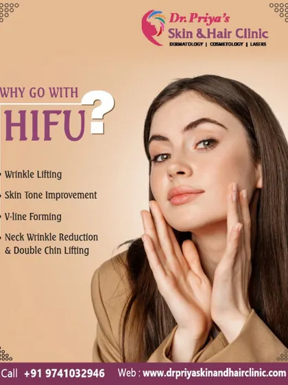 High-Intensity Focused Ultrasound is an effective treatment for wrinkle lifting, skin tone improvement, and V-line forming. It also provides noticeable lift to the neck and reduces the appearance of a double chin.