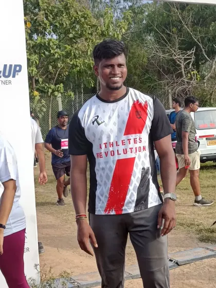 A candid shot of me at the Hennur Bamboo Ultra. I participate alongside my team to lead by example and share in the challenge.