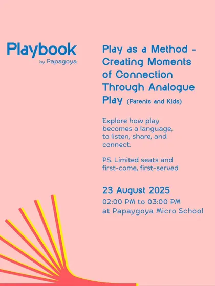 A closer look at our "Play as a Method" workshop, where parents and kids explore how analogue play becomes a language to listen, share, and connect.