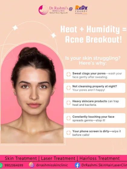 Heat and humidity create the perfect storm for acne breakouts. Sweat can clog your pores, heavy skincare can trap bacteria, and constantly touching your face can spread germs. Gentle, consistent cleansing is key to managing this.
