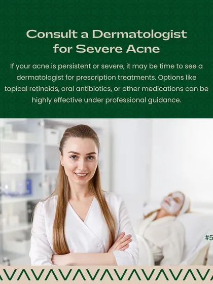 For persistent or severe acne that does not respond to over-the-counter products, a dermatological consultation is necessary. I can provide prescription-strength treatments, such as topical retinoids or oral medications, which are highly effective when used under professional guidance.