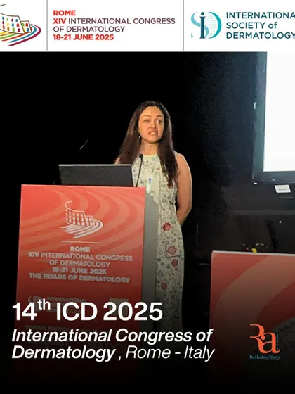 Speaking at the 14th International Congress of Dermatology in Rome. A key takeaway from this conference was how almost every topic circled back to the gut and microbiome, reinforcing my holistic approach.
