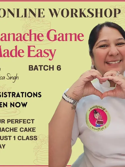 Your perfect ganache cake is just one class away! Registrations are open for my Ganache Game Made Easy online workshop. I can't wait to share my secrets with you.
