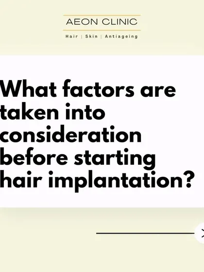This post introduces the key factors we take into consideration before starting any hair implantation procedure to ensure optimal, personalized results.