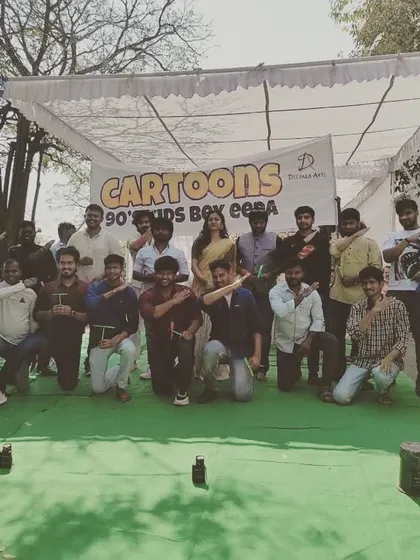 The whole team together! Being a costume designer means being a part of a big, creative family. We were all so excited to start working on this project together.