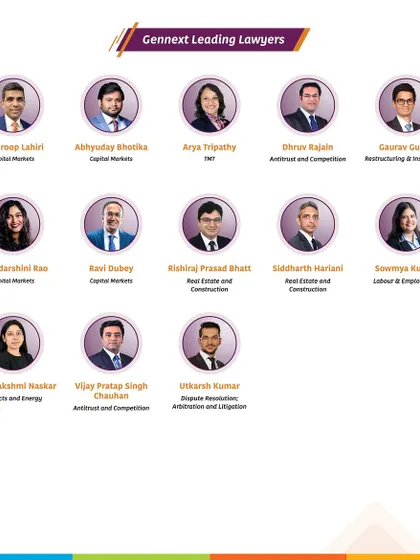 Our 'Gennext Leading Lawyers' from the Legal Era Rankings 2024-2025, featuring rising stars like Utkarsh Kumar in Dispute Resolution, Arbitration and Litigation.