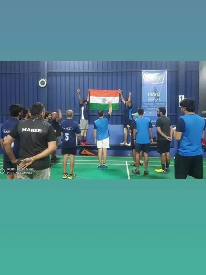 A moment of celebration at our academy. We provide a great environment for both recreational play and community events.
