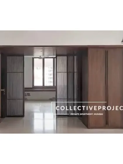 We are proud to be featured on the AD100 list, which celebrates the best talent in the country. This image features our custom fluted screens from a private apartment in Mumbai.