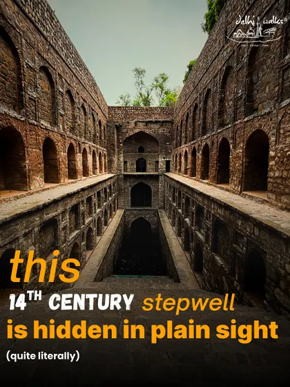 This 14th-century stepwell, Agrasen ki Baoli, is hidden in plain sight right in the heart of Delhi. Its deep, symmetrical steps create an atmosphere of mystery.