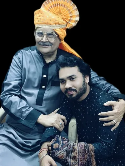 A blessed moment with the great vocalist Guruji Padmabhushan Pt. Ajoy Chakraborty ji after a concert in Sangli. It is an honor to accompany such senior and respected artists.