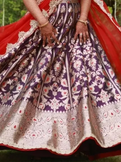 A collection of outfits perfect for any celebration. From intricate lehengas to shimmering sarees, these pieces are designed to ensure you are the best dressed guest at any event.