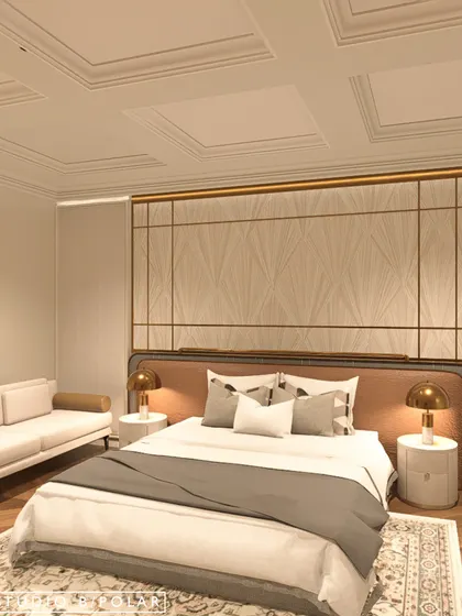 Additional views showcasing the diverse styles and details of our bedroom designs, from material palettes and lighting to furniture selection and layout.