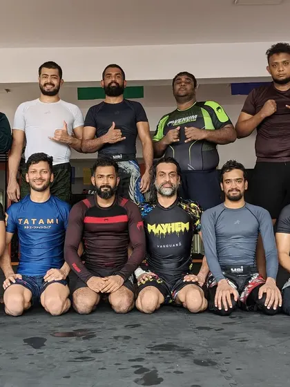 The competition team after a tough Saturday session.