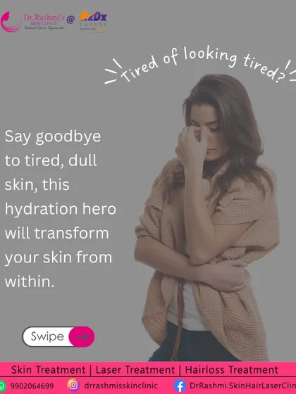 If you're feeling that your skin looks tired and dull, it's often a sign of dehydration and loss of elasticity. Profhilo is a hydration hero that transforms your skin from within, addressing the root cause of a fatigued appearance.