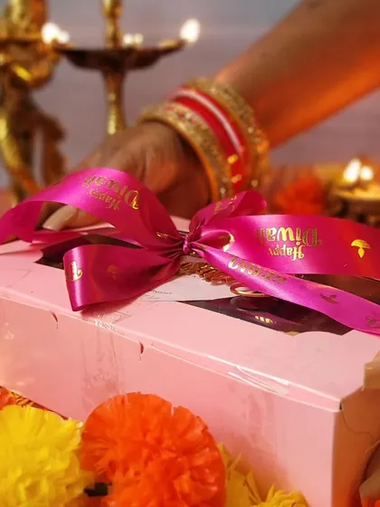 Beautiful packaging makes any gift feel more special. This festive box, originally for Diwali, shows the care I put into presentation, making it a perfect ready-to-give present for any loved one.