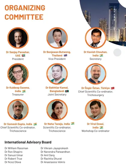 I am proud to be part of the organizing committee for FUE Global as the Secretary. This event brings together the world's top minds in medical trichology and hair restoration to set new standards in our field.