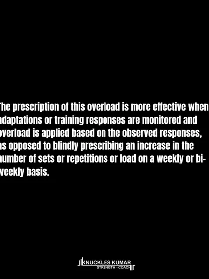 Progressive overload is one of the most misunderstood concepts. It isn't about adding weight every week. It's a reactive process based on your body's adaptation, ensuring the training stimulus remains challenging enough to drive continued progress without being excessively aggressive.