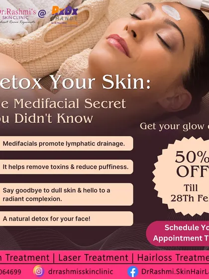 A key benefit of a Medifacial is that it promotes lymphatic drainage, which acts as a natural detox for your face. This process helps remove toxins and reduce puffiness, leaving you with a brighter, more radiant complexion.