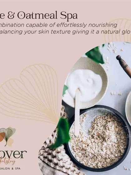 Experience the raw bliss of our Rice & Oatmeal Spa. This combination effortlessly nourishes and balances your skin's texture, giving it a natural glow.