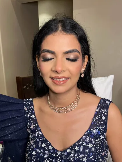 A close-up of the smokey eye, blended to perfection for a glamorous night.
