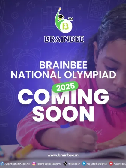 The Brainbee National Olympiad 2025 is coming soon. This is your child's chance to shine on a national platform.