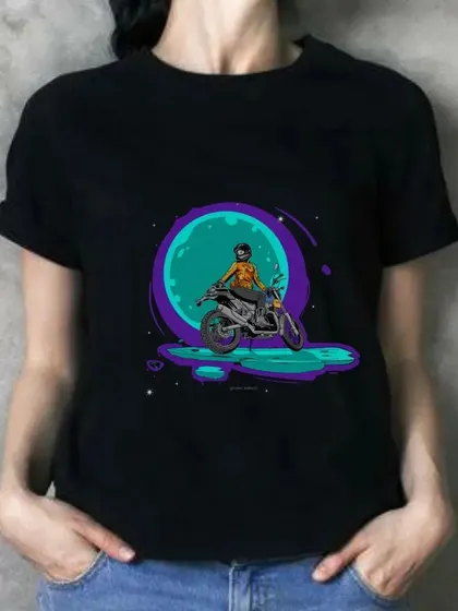 A duplicate of the 'Over the Moon' t-shirt mockup.