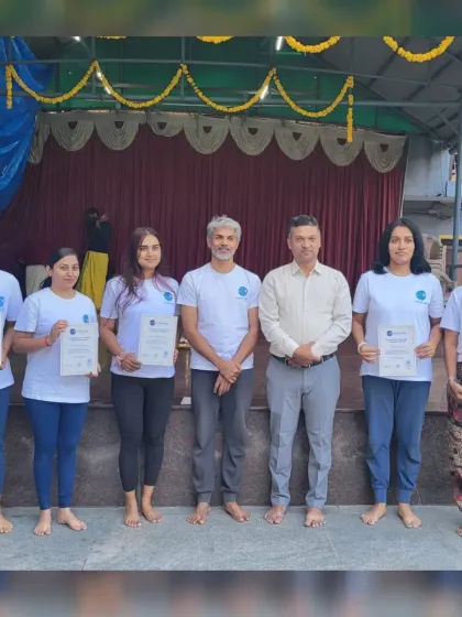 Another group of our successful TTC graduates, beaming with accomplishment. We wish all our aspiring teachers the very best as they embark on their journey to share the light of yoga with the world.