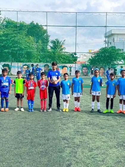 Scenes from a practice match against Game On FA. These friendly fixtures provide valuable game time and learning opportunities for our developing squads.