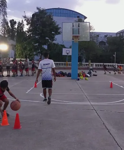 Our coach, Rohit, was invited to conduct a special basketball training camp at SKM Basketball Academy in Aurangabad, a testament to his expertise.