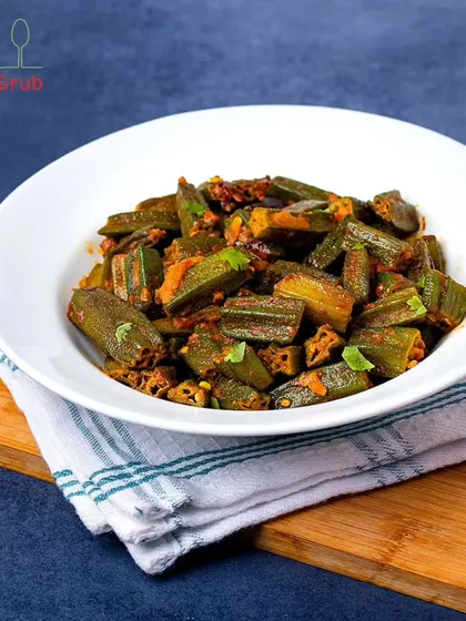 If you think you don't like Bhindi (okra), you just haven't had a good one. Our version is perfectly spiced and cooked to bring out its best flavor.