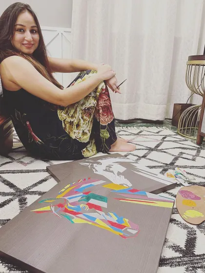 Let's get this straight, I’m obsessed with art. I have paint on most of my clothes, and my manicure usually includes a bit of paint. I don't do stereotypes; I love getting my hands dirty to create something beautiful.