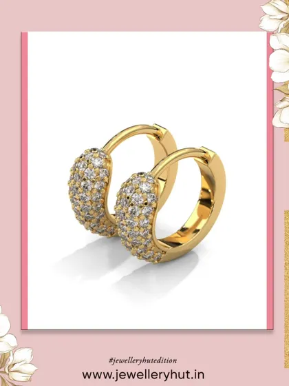 Our chunky, sparkling hoops are perfect for the woman who loves a bold yet classic look. A great gift for any occasion.