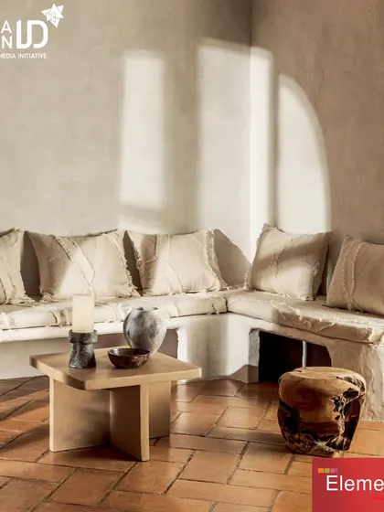Only 3 days to go until India Design ID 2024. We used this image of a serene, rustic interior to announce our participation and invite guests to explore our luxurious collections at the event.