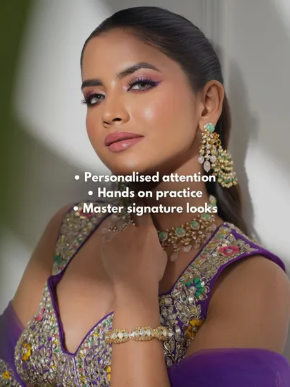 I ensure every student gets personalized attention and hands-on practice. This helps you truly master my signature looks and develop your own unique artistry during the 45-day course.