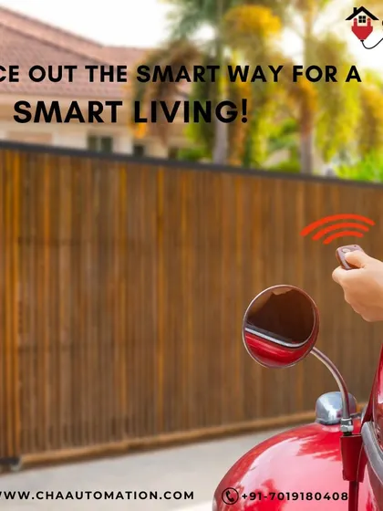 Fence out the old way of living with a smart, automated gate. You can open your main gate with a remote control from your car, providing secure and convenient access to your property.