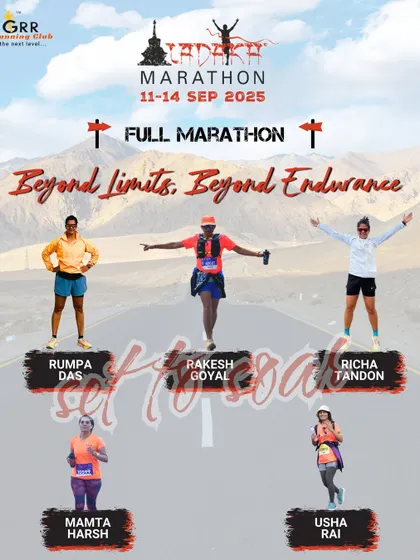 Beyond limits, beyond endurance. Our women warriors taking on the full marathon at the Ladakh Marathon, one of the highest and toughest races in the world.