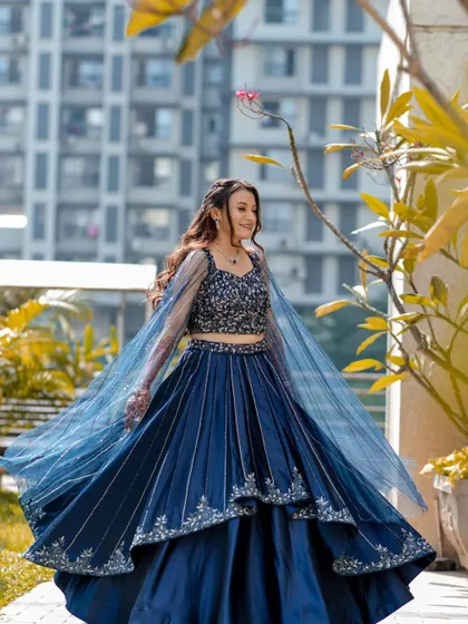 More angles and moments from our glamorous Sangeet, Cocktail, and Engagement looks.