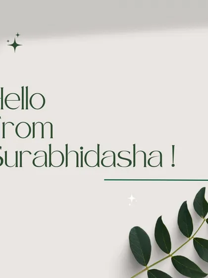 Hello from Surabhidasha. This is more than just a brand to me; it's a community built on the principles of natural beauty, tradition, and timeless care.
