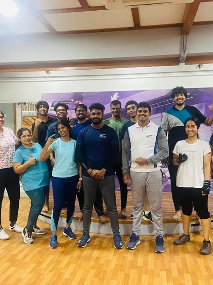 The team after a tough Friday CrossFit session. The smiles and camaraderie show that we work hard and support each other every step of the way.