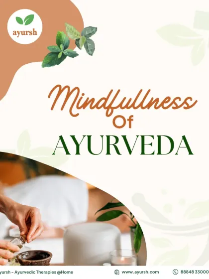 This image captures the essence of our approach: achieving mindfulness through Ayurveda. Our therapies focus on creating a harmonious connection between your mind and body, using techniques that have been trusted for centuries.