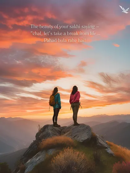 "Chal, let's take a break from life... Pahad bula rahe hai!". We are here to help you answer that call from the mountains.
